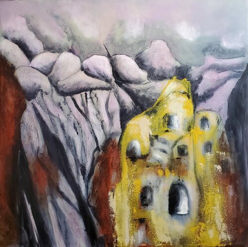 SHELTER, ALMOST  /  ABRI, PRESQUE von Maggie Romanovici, Malerei kaufen auf Singulart