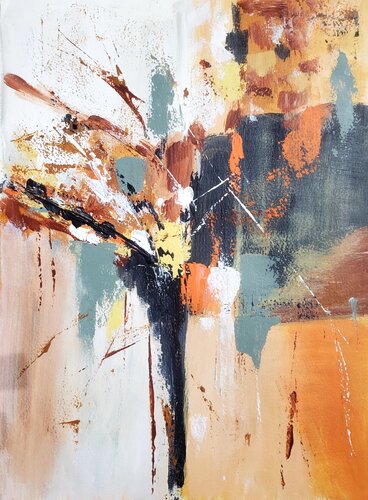 EQUINOX  BURST van Maggie Romanovici, Schilderij te koop op Singulart