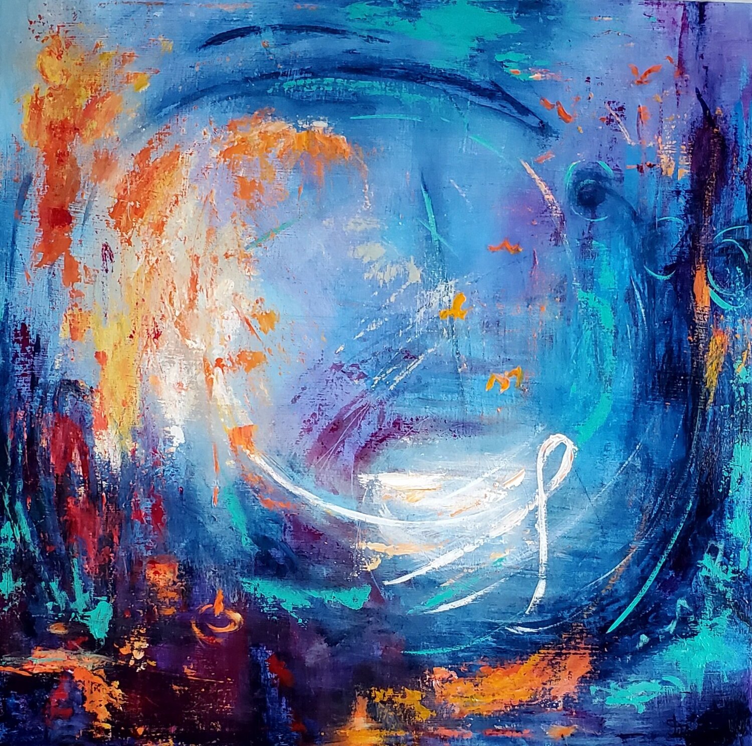 EMBRACE  IN  BLUE  2 Maggie Romanovici