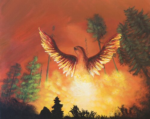 Rebirth #1 di Elena Grigore, Pittura in vendita su Singulart