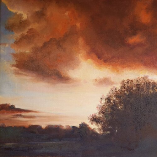 After Sunset van Marija Stefanovic, Schilderij te koop op Singulart