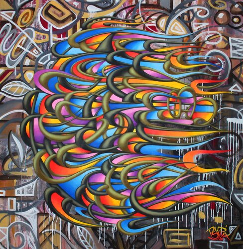Dissolving Sphere di Simon Hafele, Pittura in vendita su Singulart