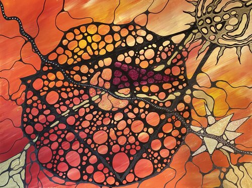 Goal di Sonya Marchand, Pittura in vendita su Singulart