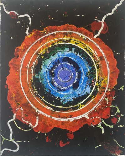 Cible par Sonya Marchand, Peinture en vente sur Singulart