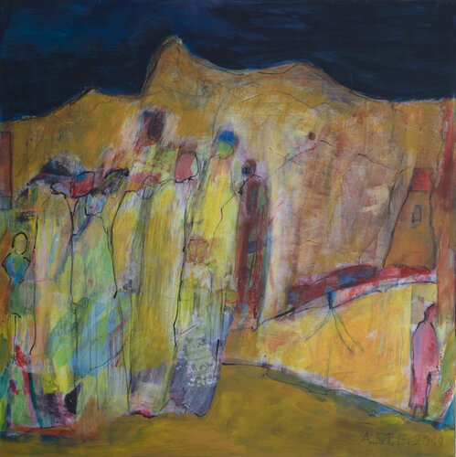 Orientalische Nacht di Annette Streib-Ebert, Pittura in vendita su Singulart