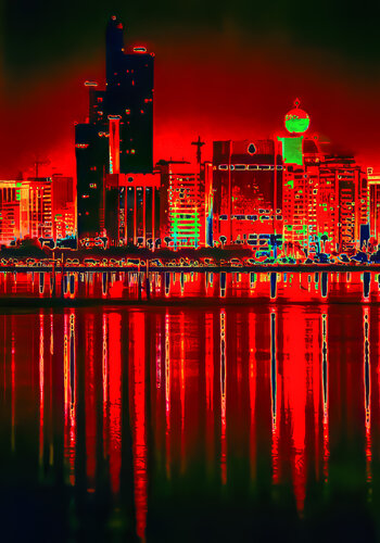 #02-3 Reflektionen des Feuer und Licht von Karlheinz Wachsenegger, Digital kaufen auf Singulart