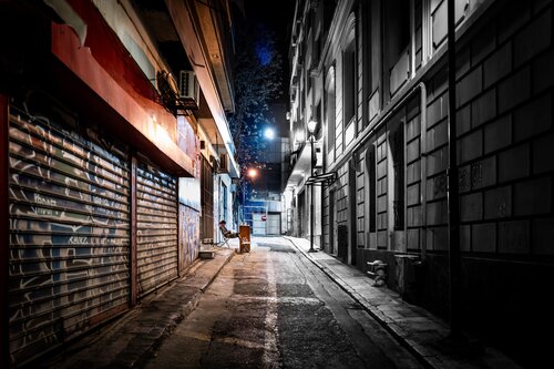 Athenian Loneliness par Nicolas "Clint" Drapier, Photographie en vente sur Singulart