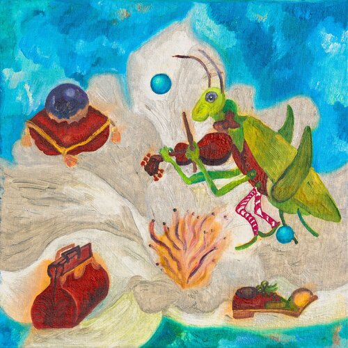 Music of flowers di Krystyna Vinogorodska, Pittura in vendita su Singulart