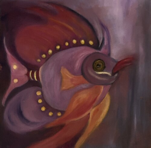 Fish di Krystyna Vinogorodska, Pittura in vendita su Singulart