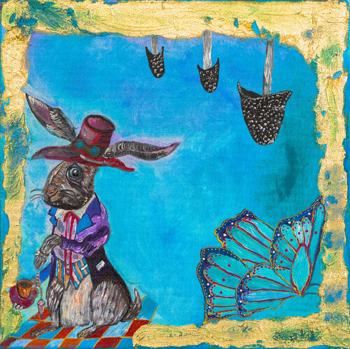 Rabbit di Krystyna Vinogorodska, Pittura in vendita su Singulart