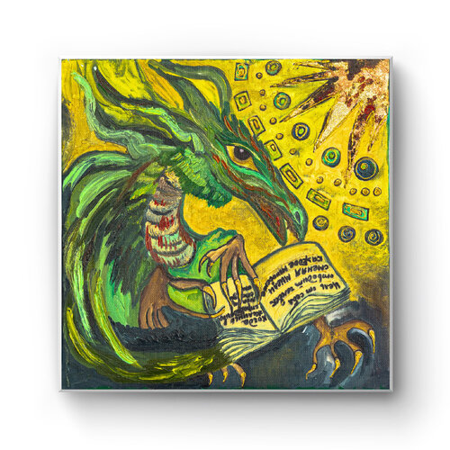Year of dragon de Krystyna Vinogorodska, Pintura a la venta en Singulart