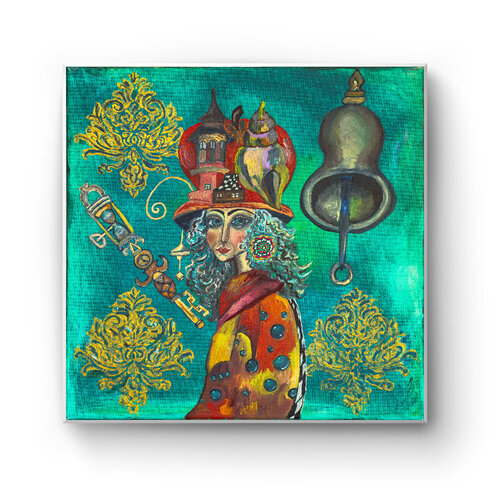 The sound of growing grass von Krystyna Vinogorodska, Malerei kaufen auf Singulart