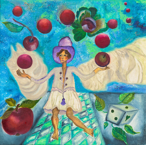 Dreaming girl di Krystyna Vinogorodska, Pittura in vendita su Singulart