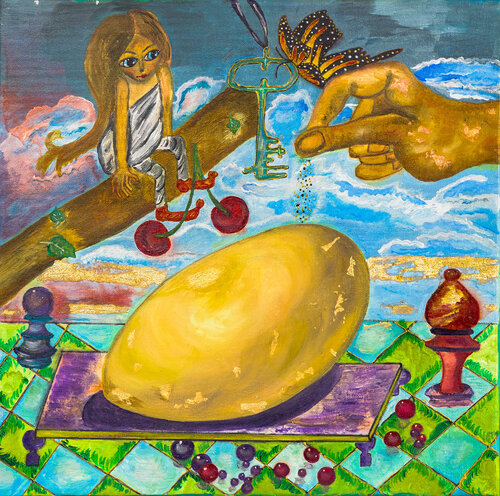 A pinch of magic di Krystyna Vinogorodska, Pittura in vendita su Singulart