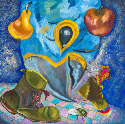 Moment between the past and the future de Krystyna Vinogorodska, Pintura a la venta en Singulart