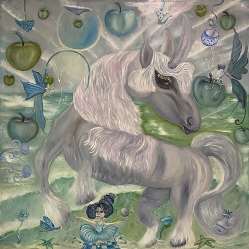 Right to dream van Krystyna Vinogorodska, Schilderij te koop op Singulart