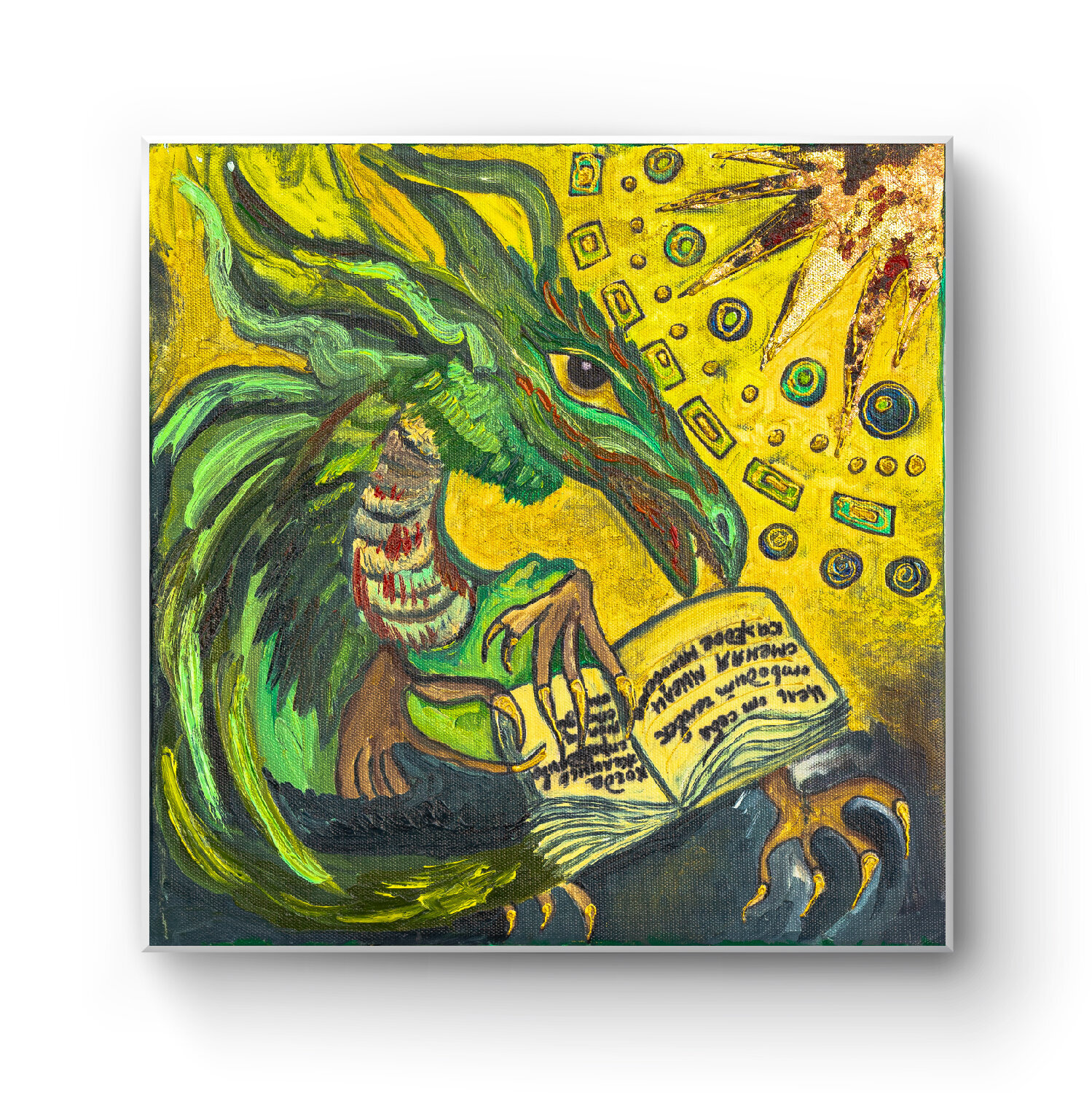 Year of dragon Krystyna Vinogorodska Originalgemälde zu verkaufen