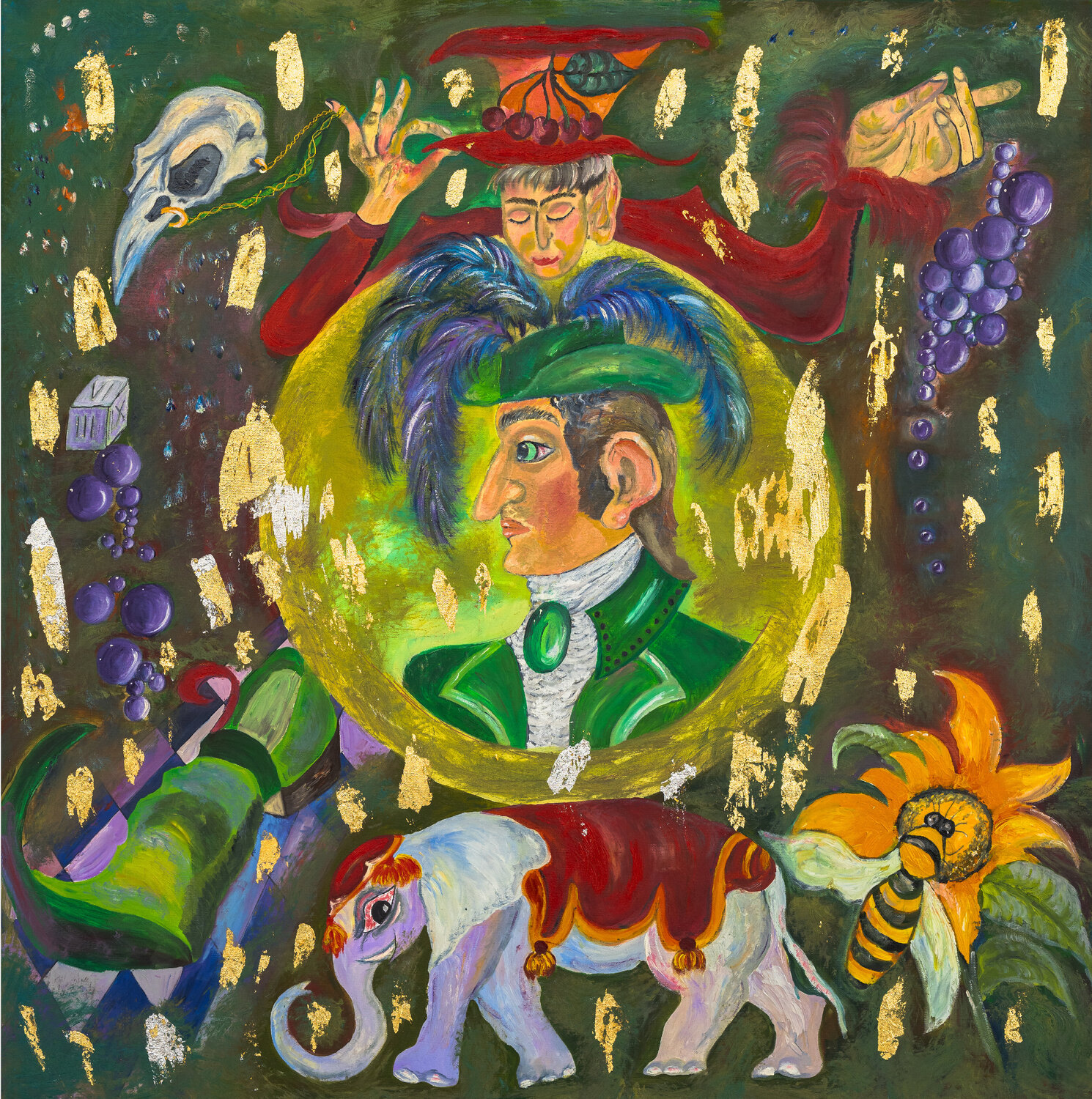 Who are you, man? Krystyna Vinogorodska Originalgemälde zu verkaufen