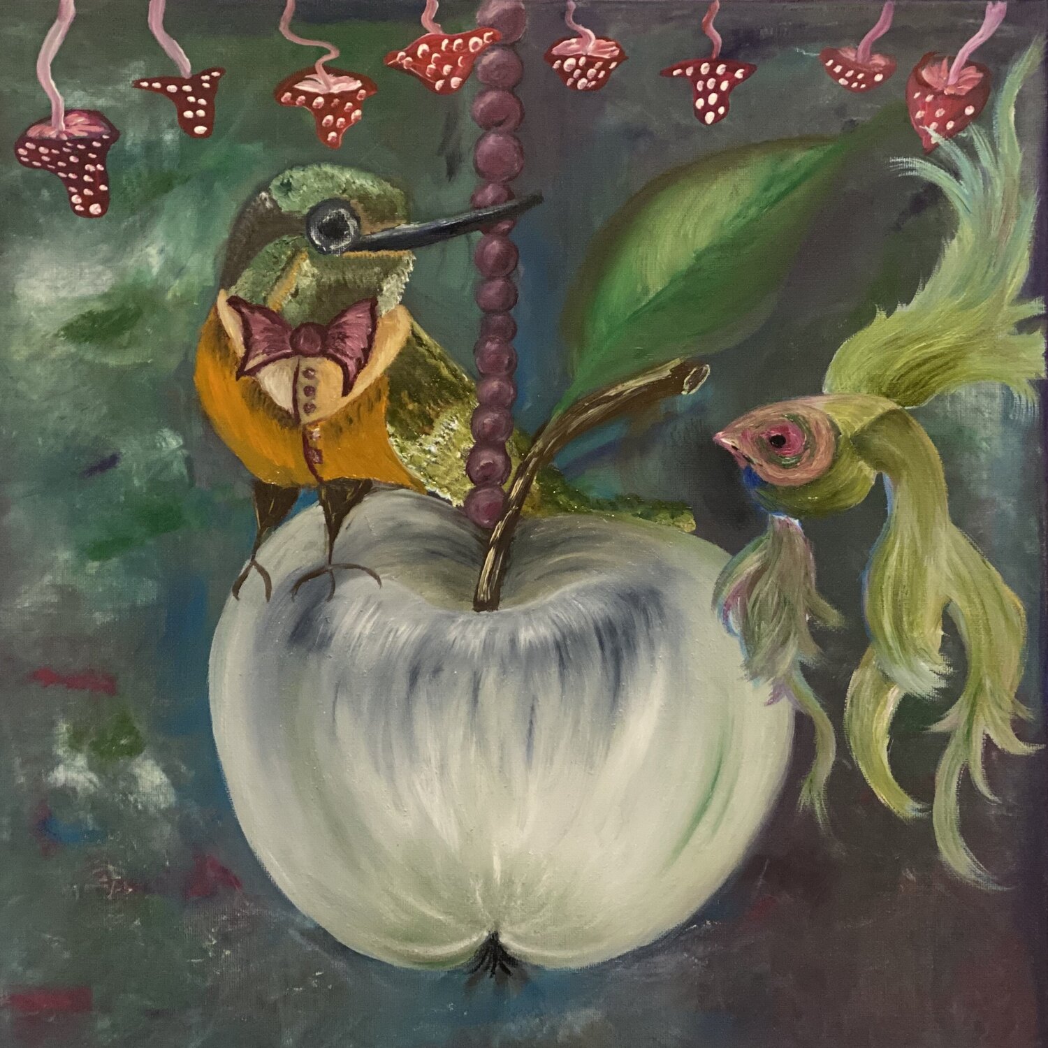 Adam is waiting for Eve Krystyna Vinogorodska Originalgemälde zu verkaufen