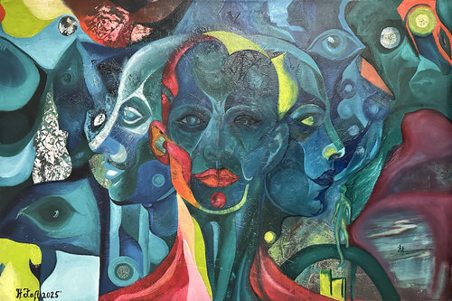 Kaleidoskop der Wahrnehmung di Harry Zaft, Pittura in vendita su Singulart