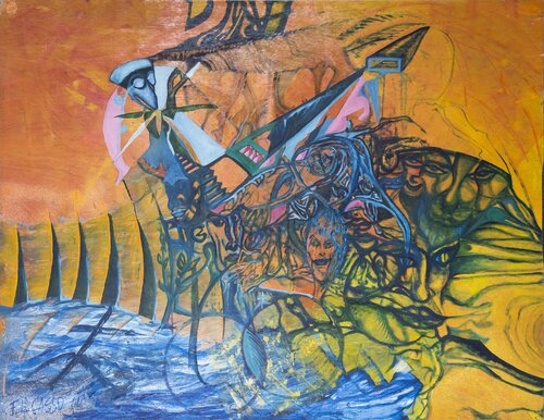 Die Nebenwelt di Harry Zaft, Pittura in vendita su Singulart