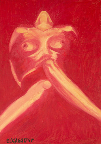 Red Lady de Harry Zaft, Pintura a la venta en Singulart