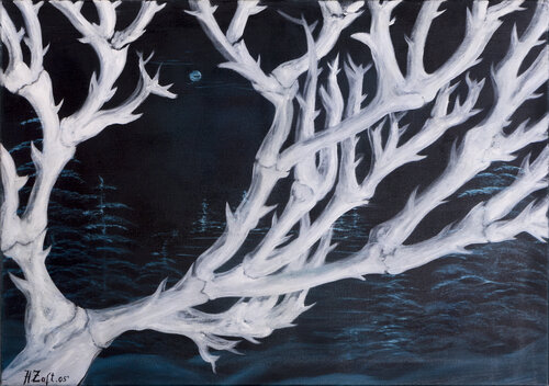 Winternacht di Harry Zaft, Pittura in vendita su Singulart