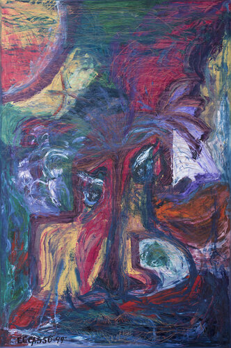 Mr Farbenfroh by Harry Zaft, Painting for Sale on Singulart