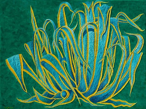 Agave di Nancy R. Wise, Pittura in vendita su Singulart
