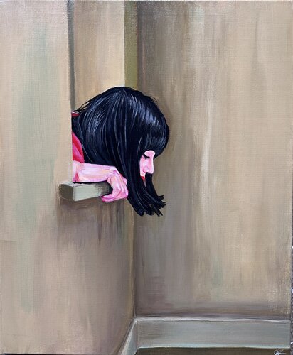 Série - "Entre<2>" #2 - Window von Souad BRIZIN, Malerei kaufen auf Singulart