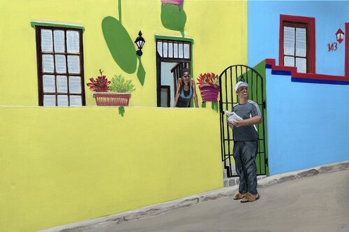 BO-KAAP von Souad BRIZIN, Malerei kaufen auf Singulart