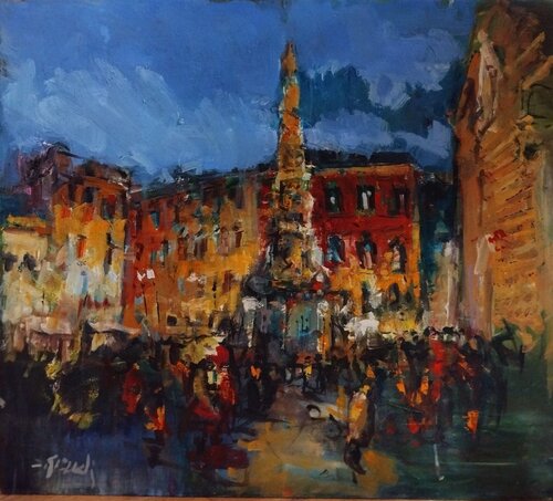 piazza del gesu salvatore in arte girardi de stefano in ate discepolo