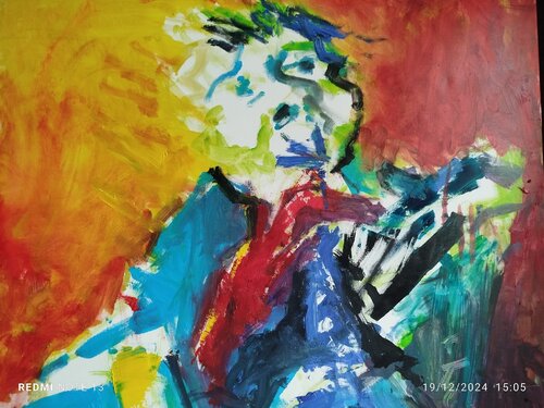 la mia musica de salvatore in arte girardi de stefano in ate discepolo, Pintura a la venta en Singulart