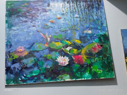 lo stagno van salvatore in arte girardi de stefano in ate discepolo, Schilderij te koop op Singulart