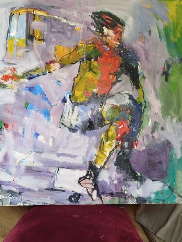gioco de salvatore in arte girardi de stefano in ate discepolo, Pintura a la venta en Singulart