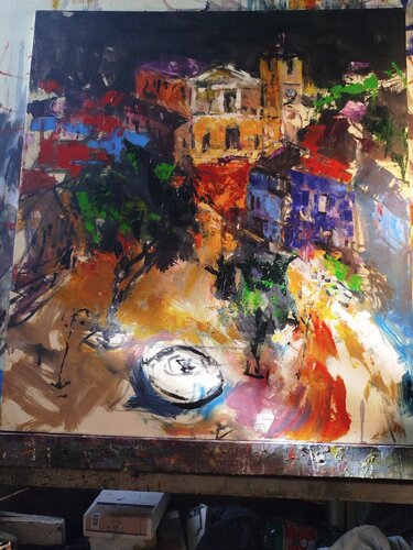 BEL PAESE von salvatore in arte girardi de stefano in ate discepolo, Malerei kaufen auf Singulart