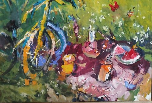 ORE LIETE par salvatore in arte girardi de stefano in ate discepolo, Peinture en vente sur Singulart