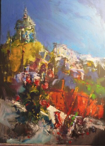 finestra su iola di procida de salvatore in arte girardi de stefano in ate discepolo, Pintura a la venta en Singulart