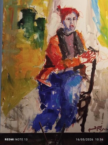concettina de salvatore in arte girardi de stefano in ate discepolo, Pintura a la venta en Singulart