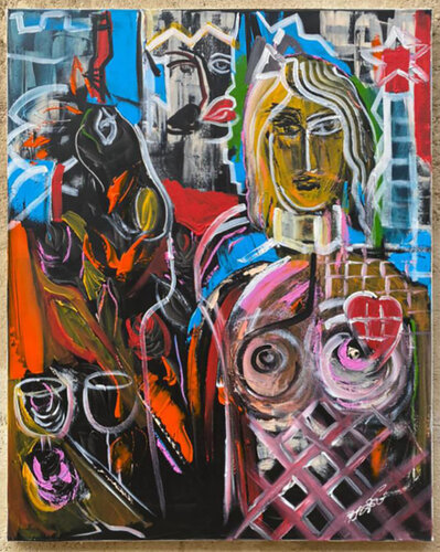 L'esprit Médiéval de Eric Besson, Pintura a la venta en Singulart