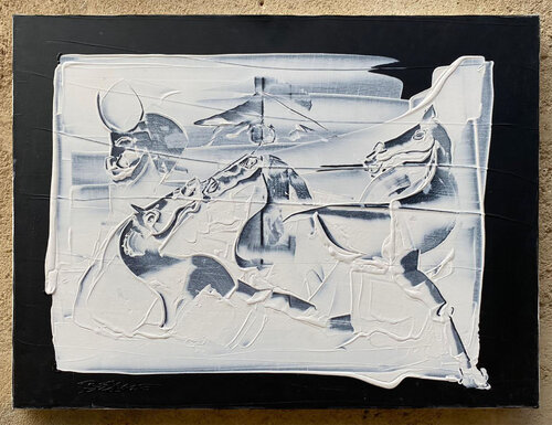 Douceur et tendresse à Guernica de Eric Besson, Pintura a la venta en Singulart