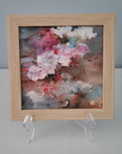 White & Violet Flowers #1 von Rose Sinatra, Werk auf Papier kaufen auf Singulart