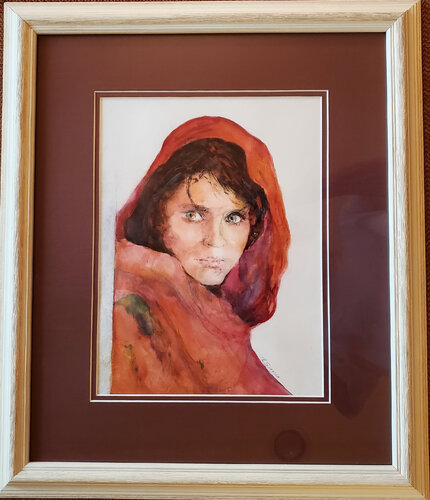 Girl in red hood van Rose Sinatra, Schilderij te koop op Singulart