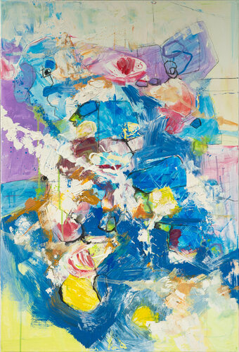 Scia blu parte uno by Francesca Fazio, Painting for Sale on Singulart