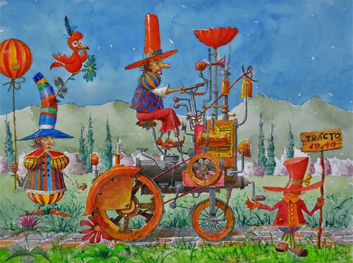 LA "TRACTO  1810". di Michel MICHAUX, Opera su carta in vendita su Singulart