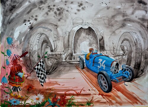 LE VAINQUEUR par Michel MICHAUX, Peinture en vente sur Singulart
