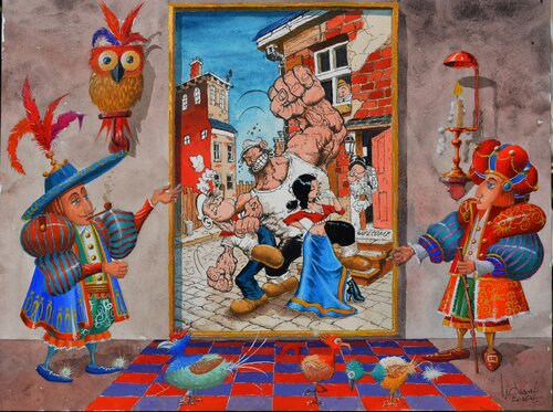 AH ! NOTRE BELLE JEUNESSE ! von Michel MICHAUX, Werk auf Papier kaufen auf Singulart