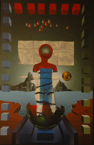 L'HOMME. de Michel MICHAUX, Pintura a la venta en Singulart