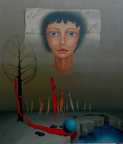 VISAGE von Michel MICHAUX, Malerei kaufen auf Singulart
