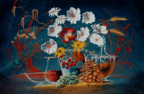 NATURE VIVANTE 2. van Michel MICHAUX, Schilderij te koop op Singulart